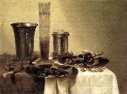 HEDA, Willem Claesz. Breakfast Still-Life sg oil painting artist